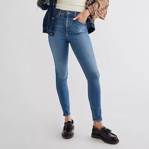Free People Dark Wash Skinny Jeans